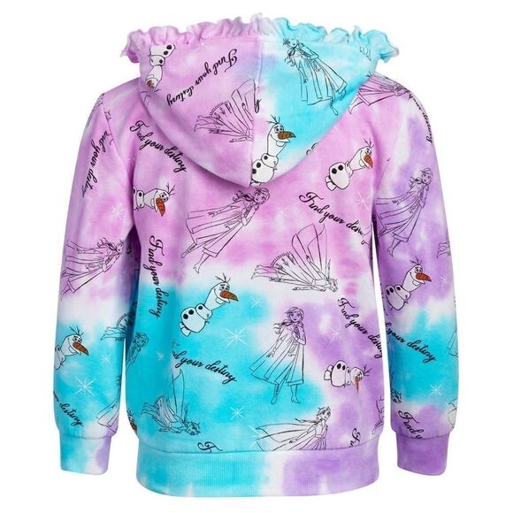 NEW! DISNEY ❄️ FROZEN Kids 3-piece Set Fleece Hoodie, Fleece shorts & tee - Picture 3 of 12